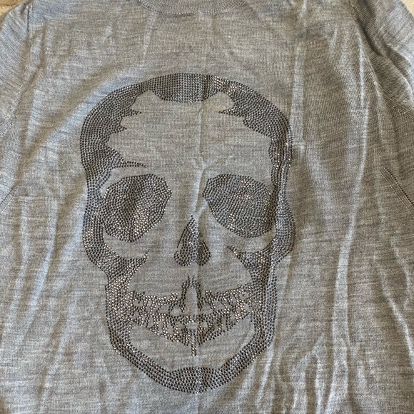 Grey Zadig & Voltaire skull sweater - Picture 1 of 6